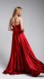 A-Line Spaghetti Prom Gown with Long Flowing Skirt back